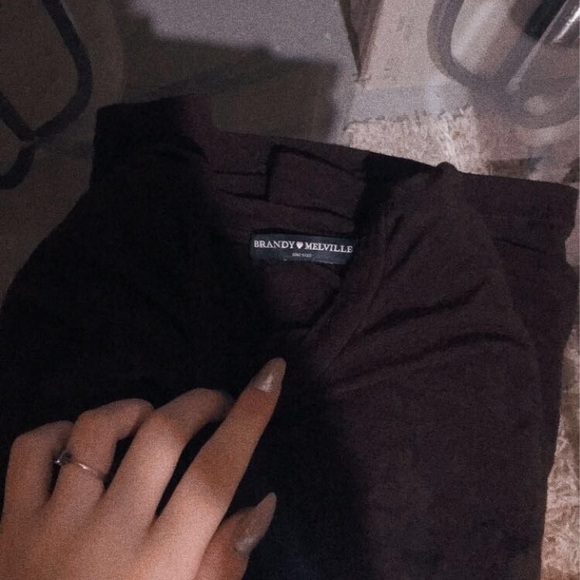 Burgundy loose fit crop top - Picture 4 of 4